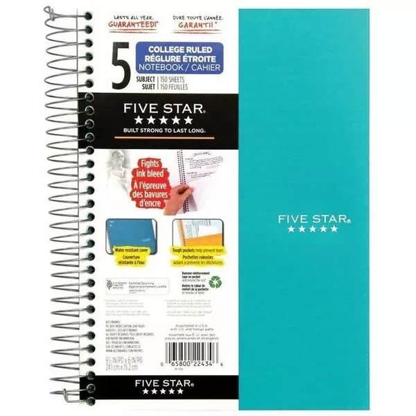 NOTEBOOK SPI.RUL.5SUBJ.300P. (ACC840039)