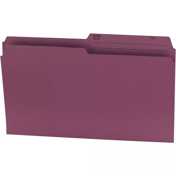 Offix 1/2 Tab Cut Legal Recycled Top Tab File Folder (NVX345538)