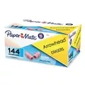 Paper Mate 73015 Arrowhead Eraser Caps For Pencil Marks - Pink (144/Box)