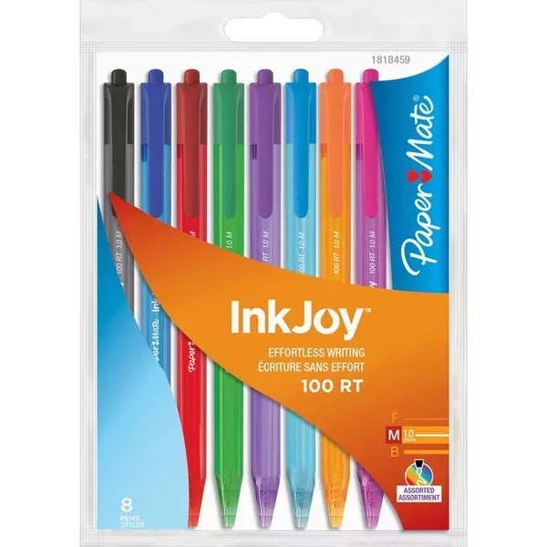 PEN INKJOY 100 RT FASHION 8PK (PAP1818459)
