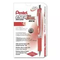 Pentel BL77-B 0.7 mm EnerGel RTX Gel Pen - Medium/Red Ink/Red/Gray Barrel