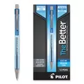 Pilot 30006 Better Medium 1 millimeter Retractable Ballpoint Pen - Blue Ink/Translucent Blue Barrel (1-Dozen)