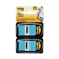 Post-it Flags 680-BB2 Standard Page Flags in Dispenser - Bright Blue (50-Flags/Dispenser, 2-Dispensers/Pack)