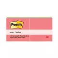 Post-it Notes 630-6AN 3 in. x 3 in. Note Ruled Original Pads - Poptimistic Collection (100-Sheets/Pad, 6-Pads/Pack)