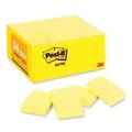 Post-it Notes 653-24VAD 1.38 in. x 1.88 in. Original Pads Value Pack - Canary Yellow (100-Sheets/Pad, 24-Pads/Pack)