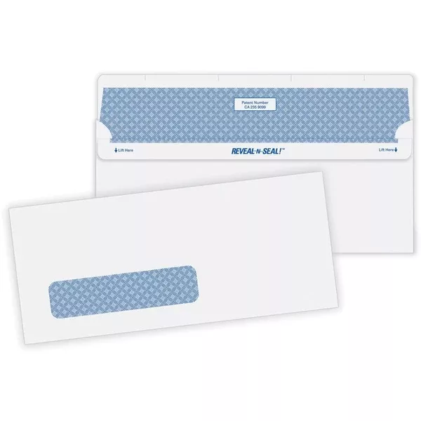 Quality Park Reveal-N-Seal Single Window Envelope (QUA67419)
