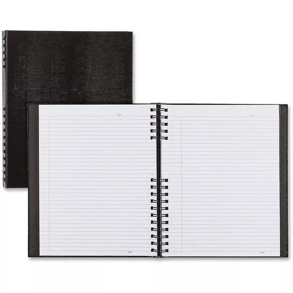Rediform NotePro Lizard-Look Hard Cover Composition Book (BLIA10150-BLK)