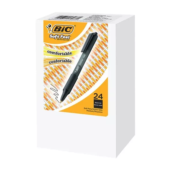 RETR.SOFT FEEL PEN 1.0mm BK (BICSCSMB24BBK)