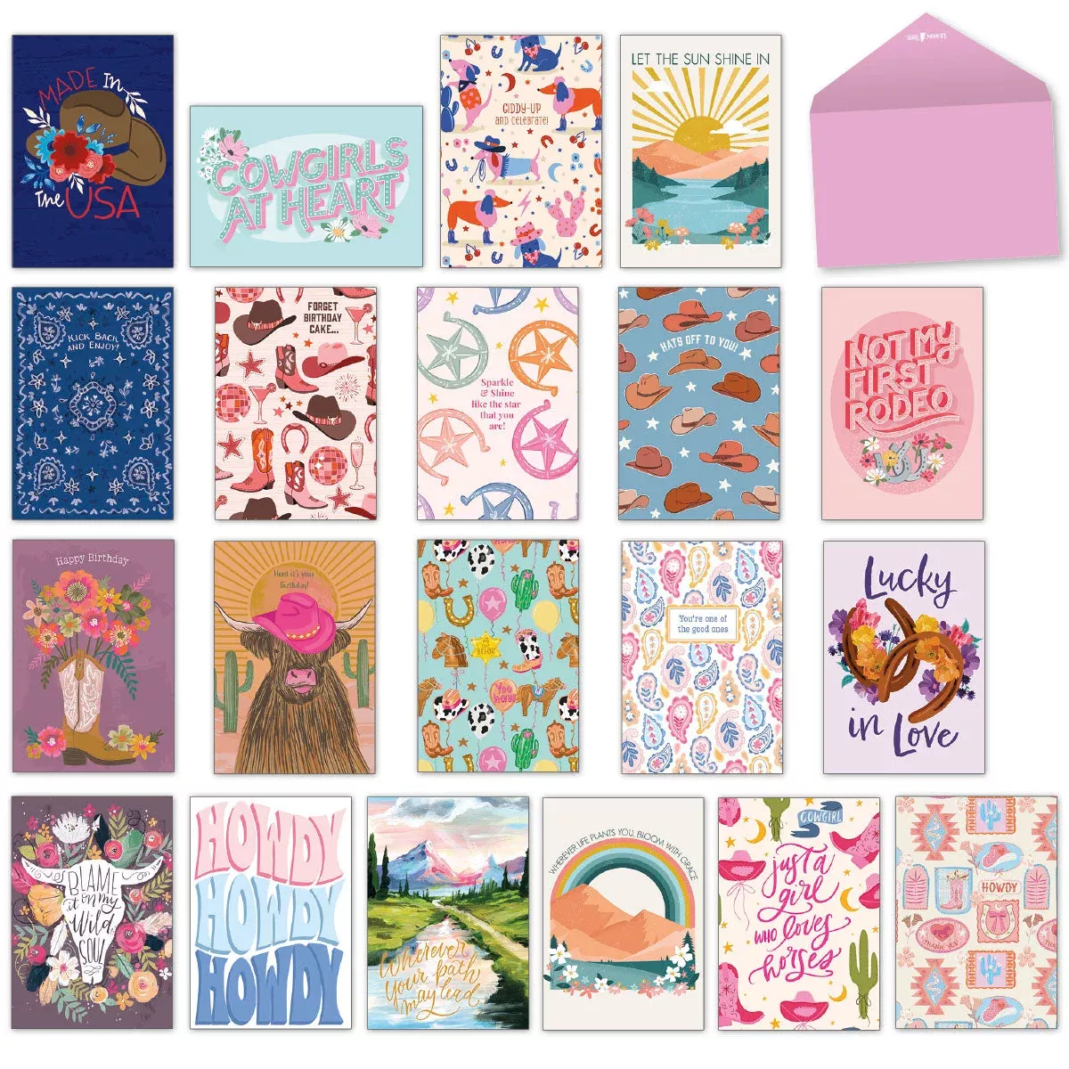 Rodeo Ready Cards | LightheartedGreeting Card Assortment