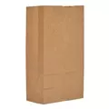 Ross & Wallace Paper Products 100312 7 in. x 4.38 in. x 13.75 in. #12 Size Grocery Paper Bags - Kraft (1000/Bundle)