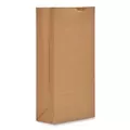 Ross & Wallace Paper Products 130325SP 8.25 in. x 5.38 in. x 18 in. #25 Heavy-Duty Grocery Paper Bags - Kraft (500/Bundle)