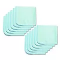 Rubbermaid Commercial FGQ63000BL00 Executive Series Hygen 16 in. x 16 in. Microfiber Glass Cleaning Cloths - Blue (12/Carton)