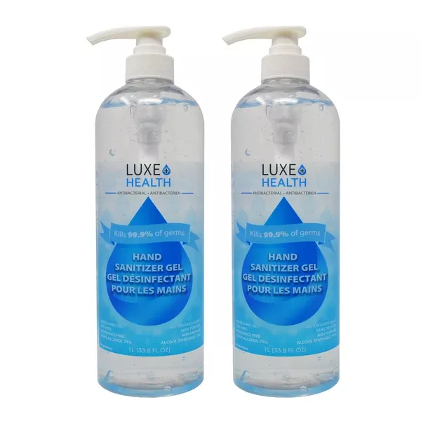 Sanitizer, Luxe Life 74%, 1 Litre (LUX-HSG1000) ** EXPIRED OCTOBER 2022 **