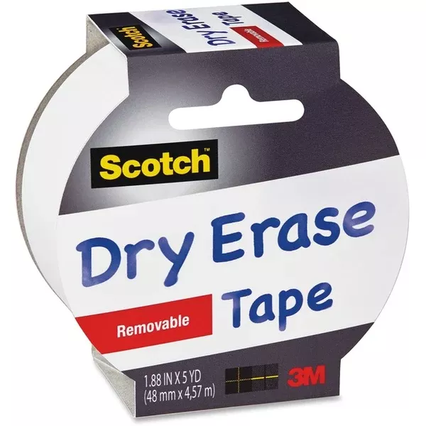 Scotch White Dry Erase Tape (MMM1905RDEEFS)