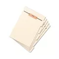 Smead 35605 Stackable Folder Dividers with Fasteners and Convertible End/Top Tabs - Letter Size, Manila (4 Dividers/Set, 50 Sets/Pack)