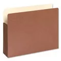 Smead 73264 3-1/2 in. Expansion Straight Tab File Pocket - Manila/Redrope (10/Box)