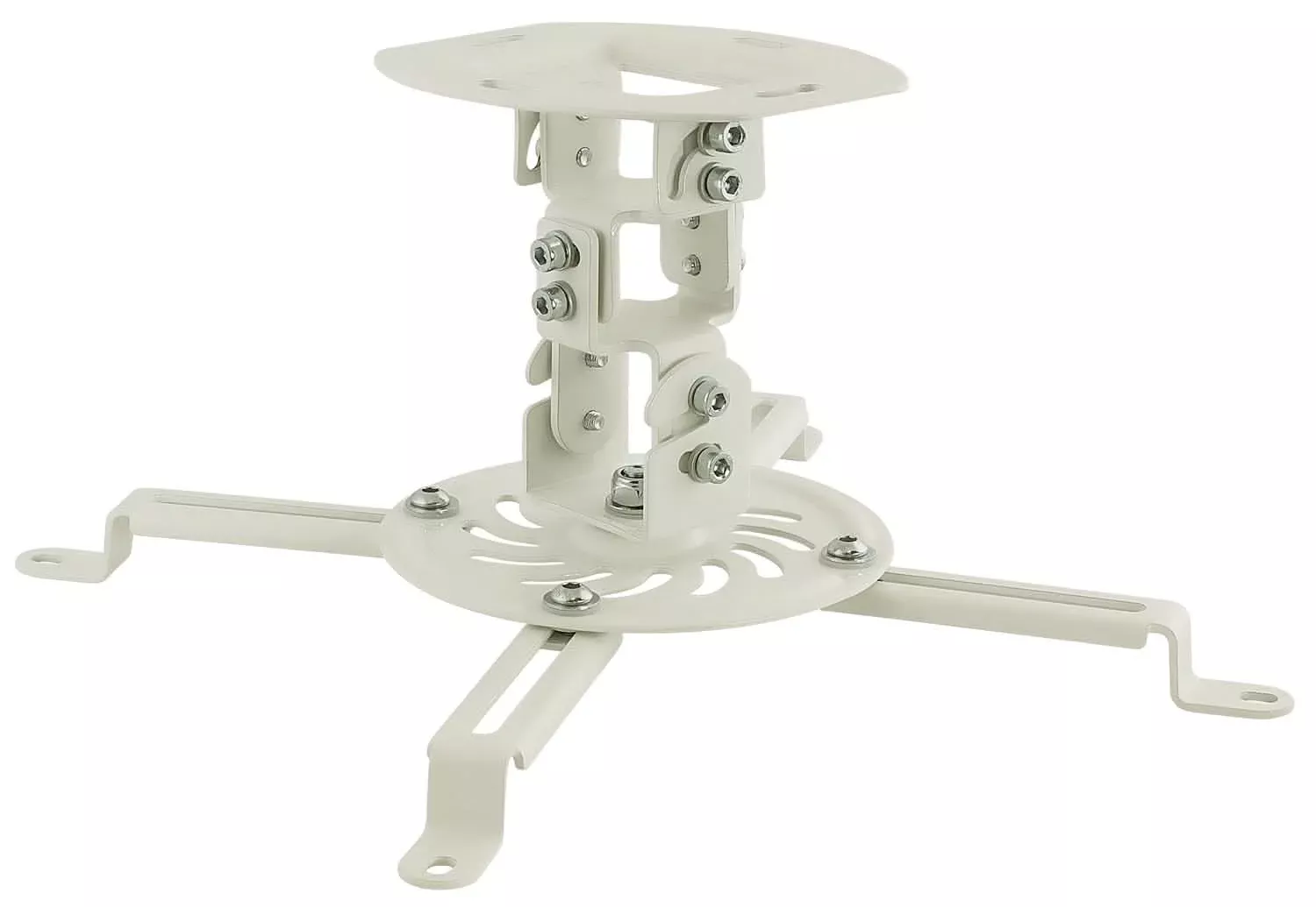 Universal Projector Ceiling Mount - White