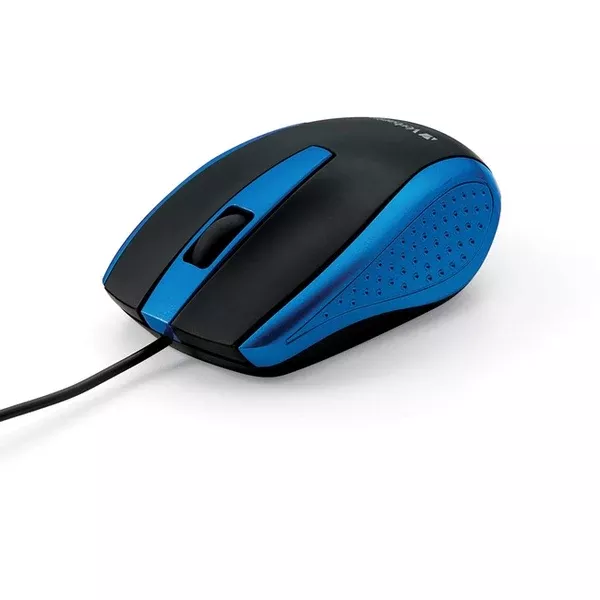 Verbatim Corded Notebook Optical Mouse - Blue (VER99743)