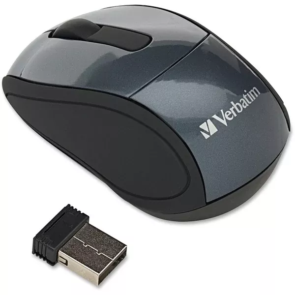 Verbatim Wireless Mini Travel Optical Mouse - Graphite (VER97470)