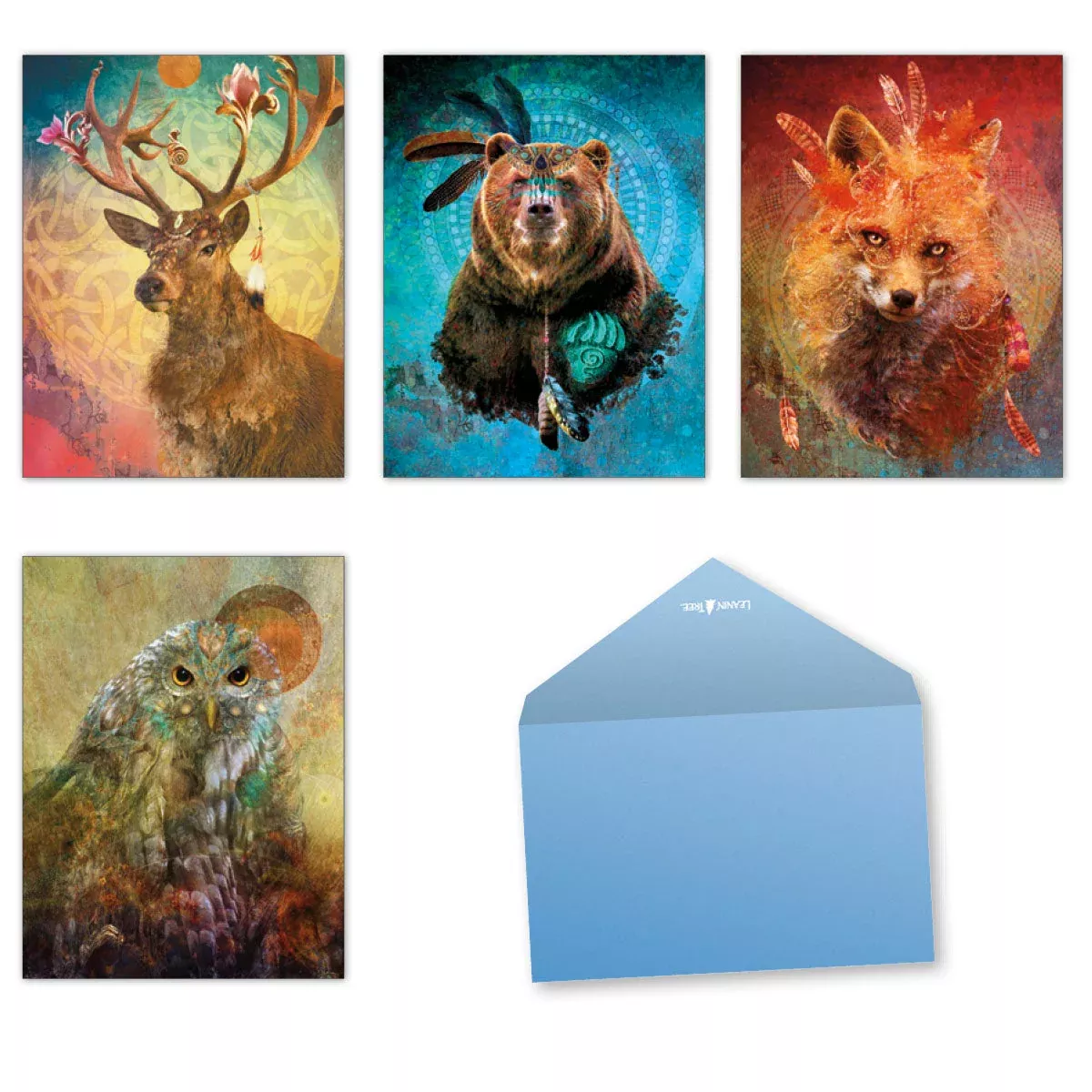 Wild Spirits by Jena DellaGrottaglia | LightheartedGreeting Card Assortment