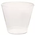 WNA T5S 5 oz. Comet Plastic Tumbler - Clear (1000/Carton)
