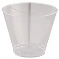 WNA T9S 9 oz. Squat Comet Smooth Wall Tumblers - Clear (25/Pack, 20 Packs/Carton)