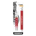 Zebra 87032 Conical Tip JF Refill for Gel Pens - Medium/Red Ink (2/Pack)