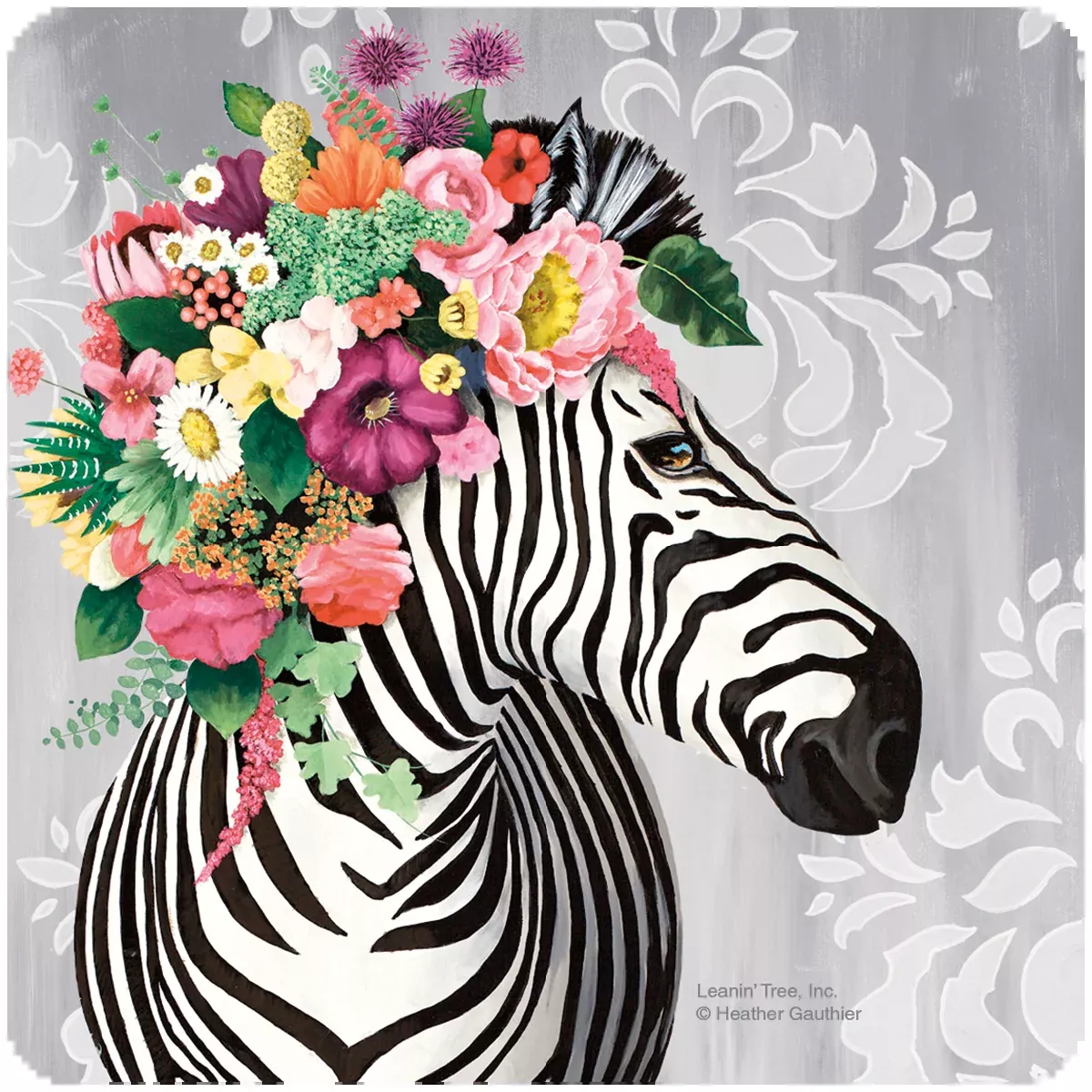 Zebra Blooms | CuteCoaster