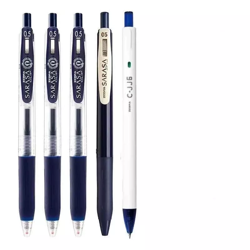 Zebra Japan Medical Gel Pen Blue-Black Ink 0.5mm,5-Pack (Doctor & Nurse Use)