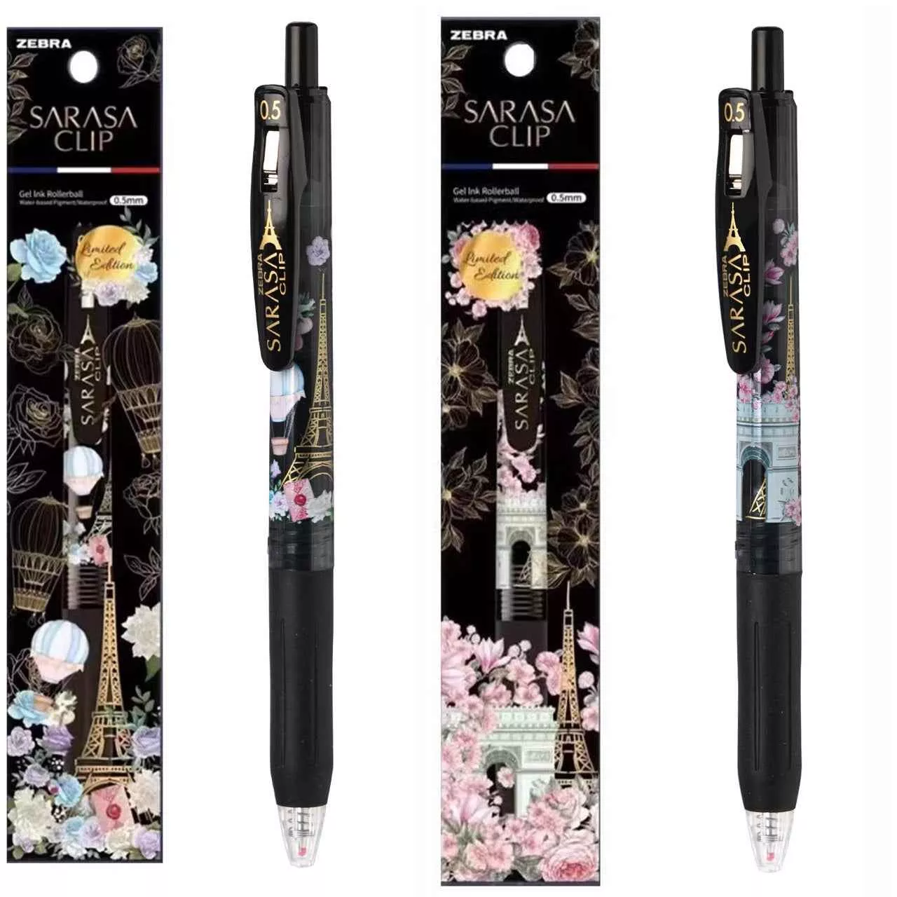 Zebra Sarasa Clip Gel Pen 0.5mm Paris 2 Color Set