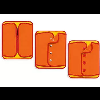 Zip, Snap & Button Dressing Frames Set of 3