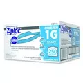 Ziploc 364937 1 gal. 2.7 mil. 10.56 in. x 10.75 in. Zipper Freezer Bags - Clear (250/Carton)